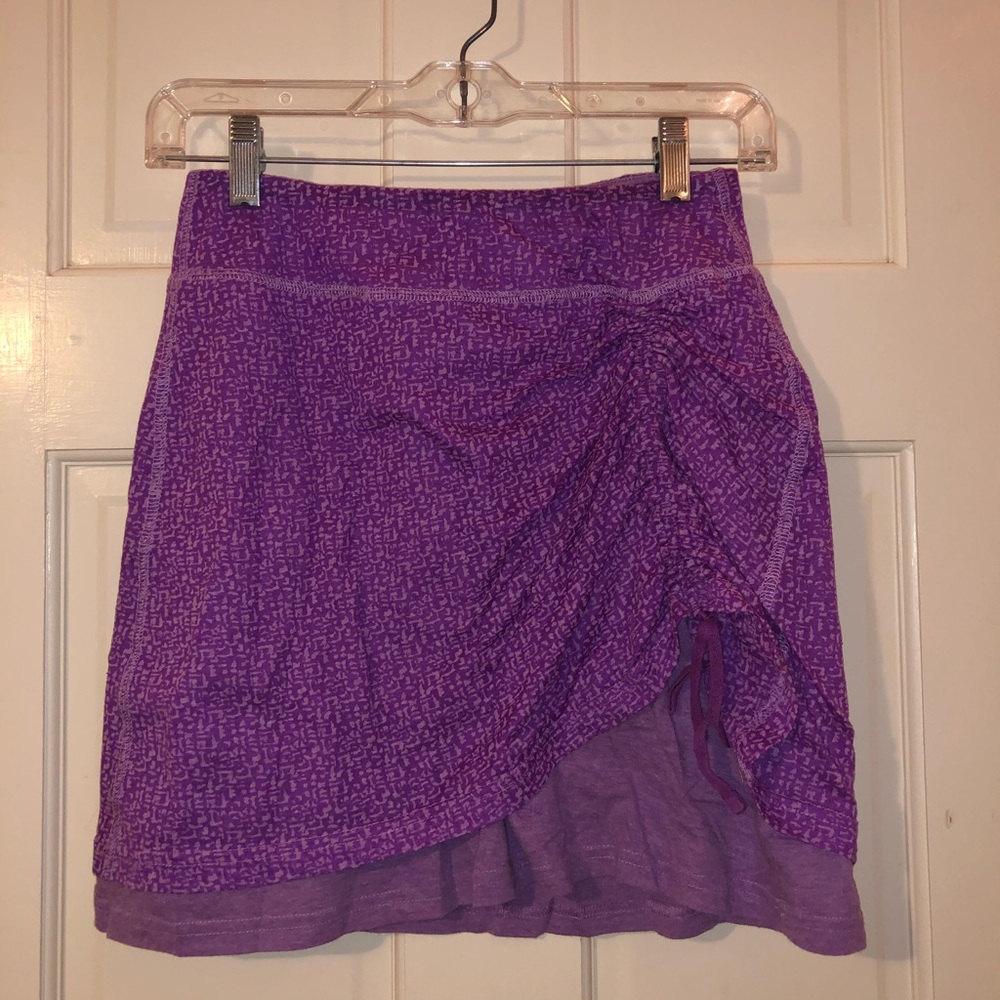 Two Layer Purple Athleta Skirt